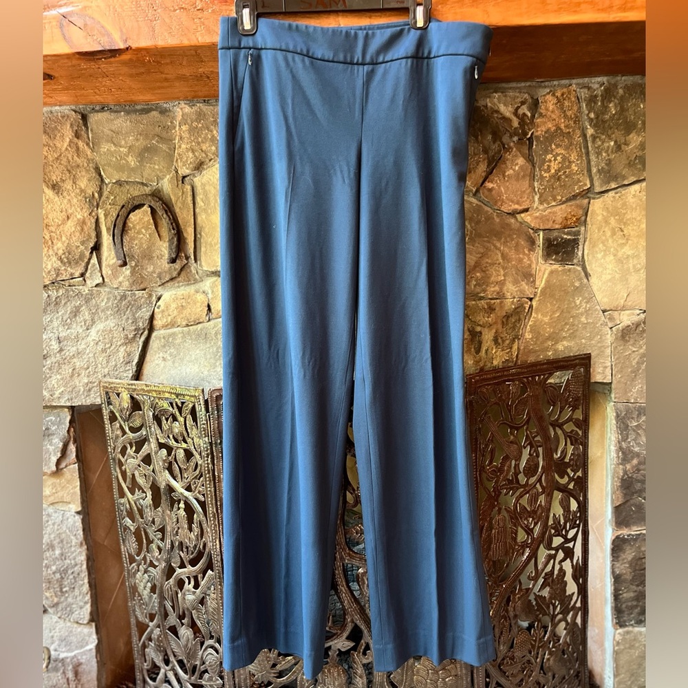 Worth NY Blue Wide Leg Dress Pants Size 8🏷️ - Picture 4 of 5